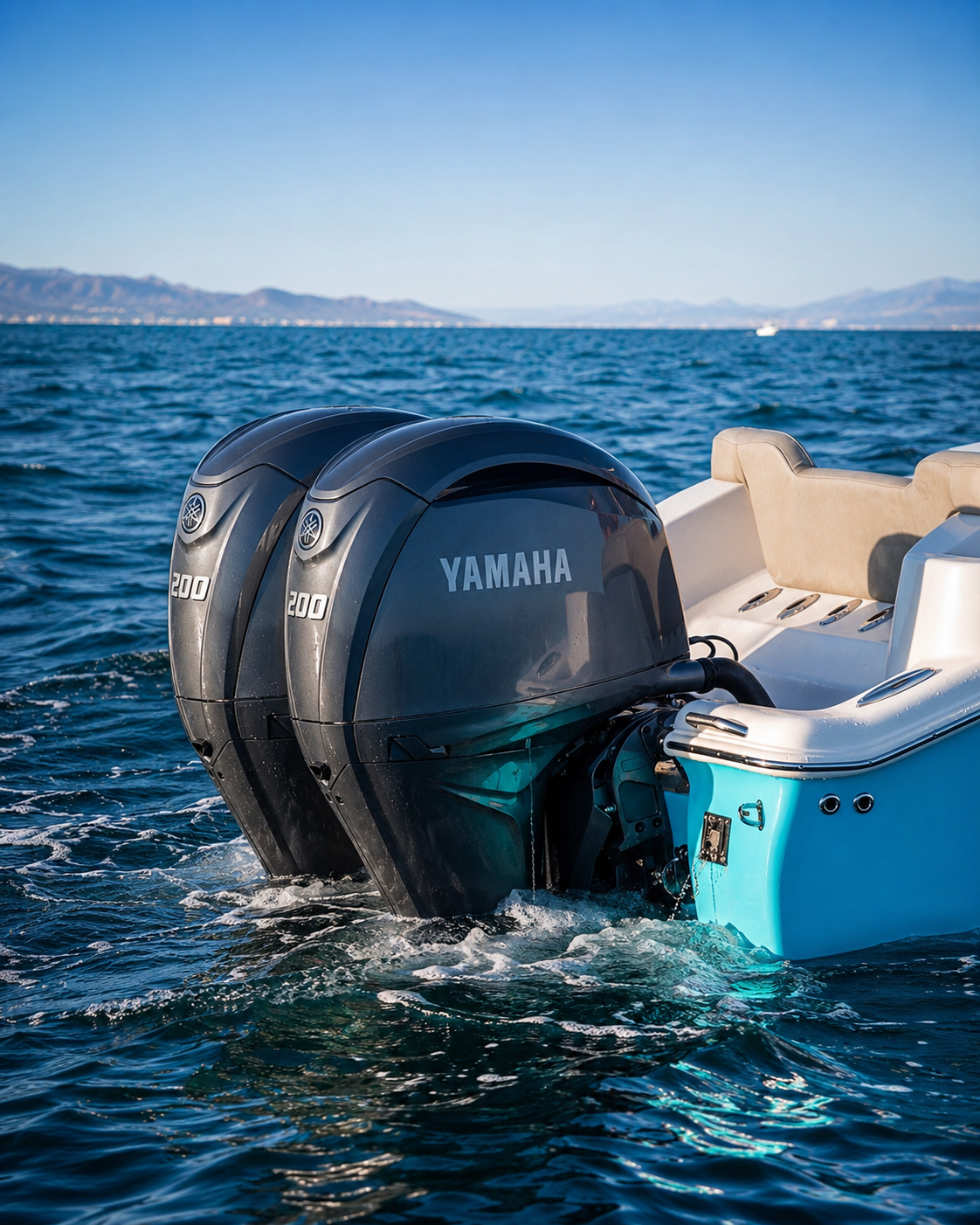 Motores Yamaha con trimado hidráulico